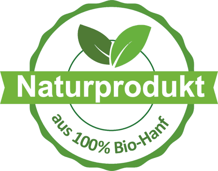 Naturprodukt aus 100% Bio-Hanf